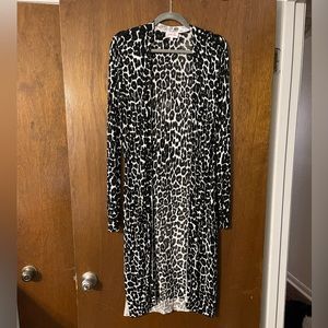 Leopard print cardigan
